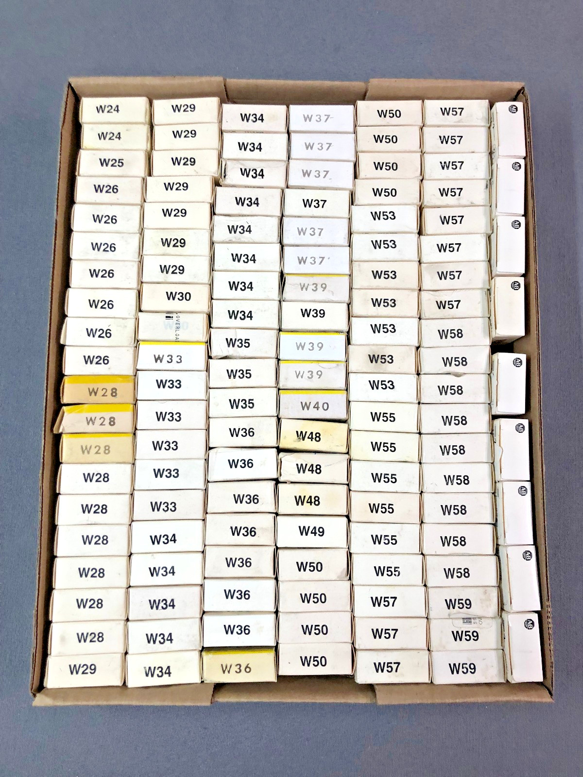 (Set of 3) Allen-Bradley Type W Overload Heater Elements Select Sizes W26 to W70