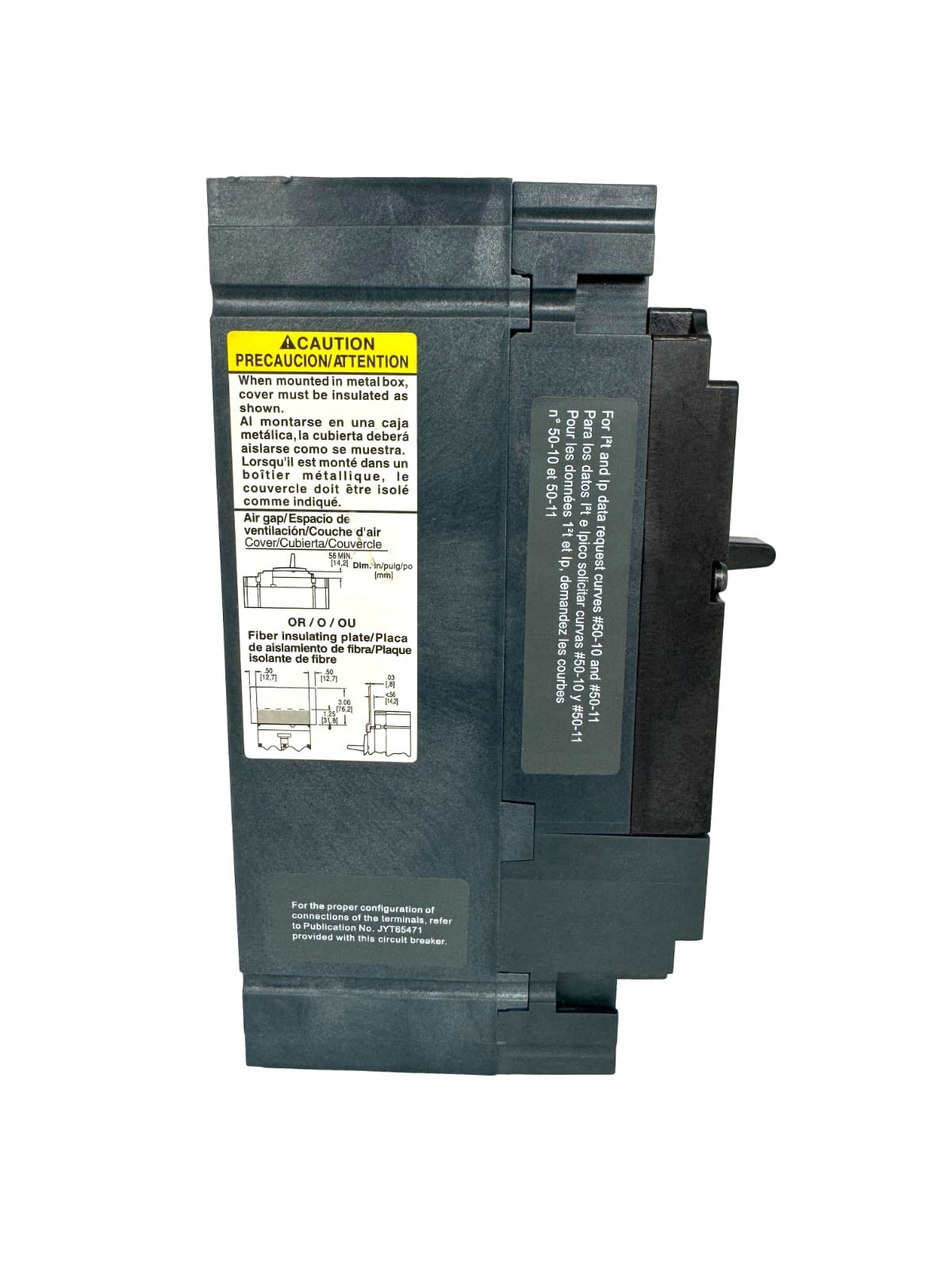 Power PacT Square D 3 Pole Circuit Breaker 150 A – Black (HDL36150)