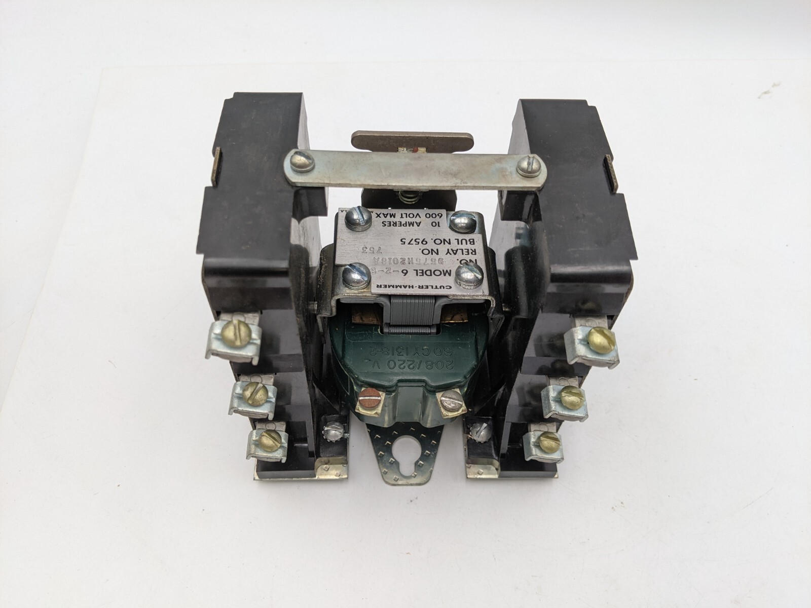 Cutler-Hammer 9575H2018 Relay 6 Normally Open 600V 10A Coil 208/220V 60 Cycles