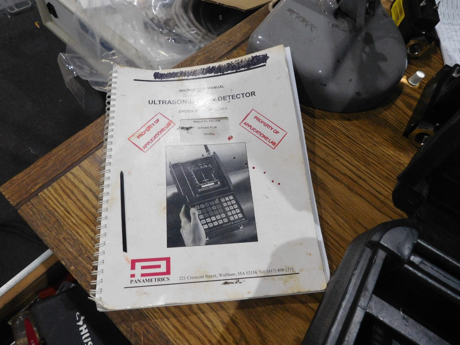 Panametrics Epoch III, Model: 2300 Flaw Detector with Manual and Case