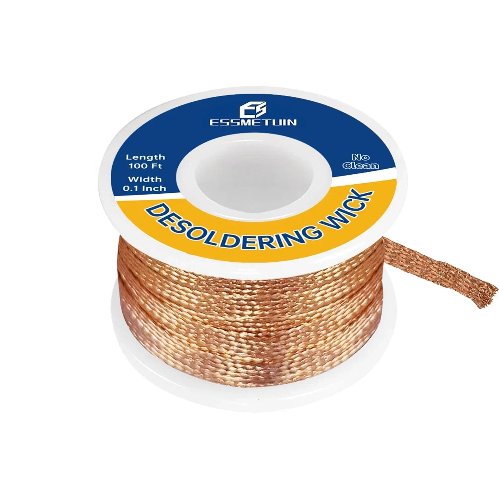 Solder Wick Braid 100Ft with Flux for Electronic, Desoldering Wick B…