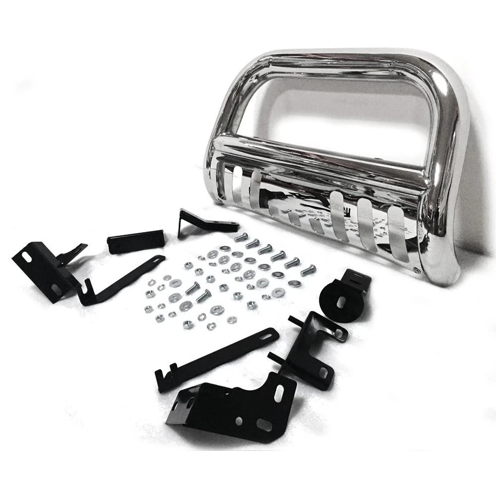 Front Bumper Bull Bar Grille Guard for 2009-2018 Ram 1500 Chrome