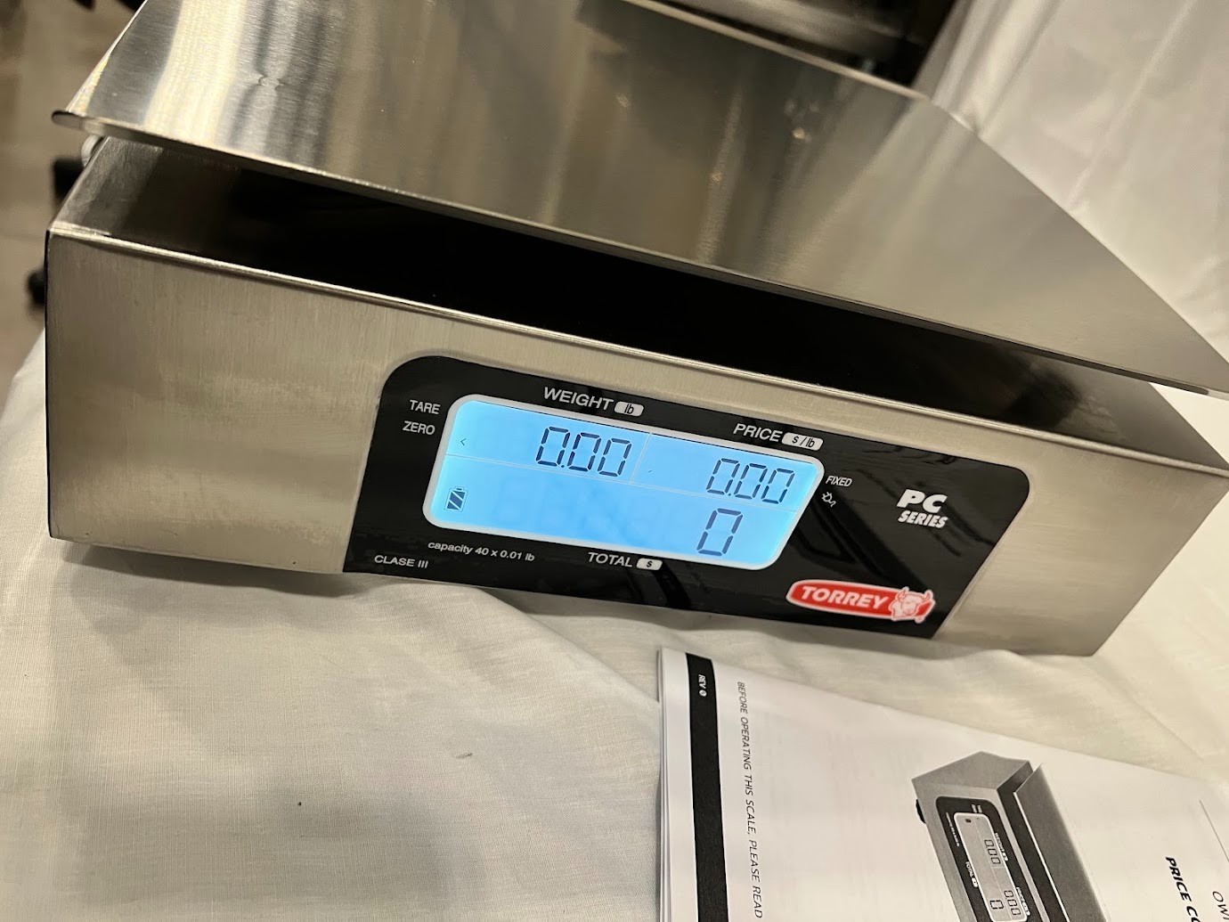 Tor Rey PC-40L 40 lb. Digital Price Computing Scale, Legal for Trade