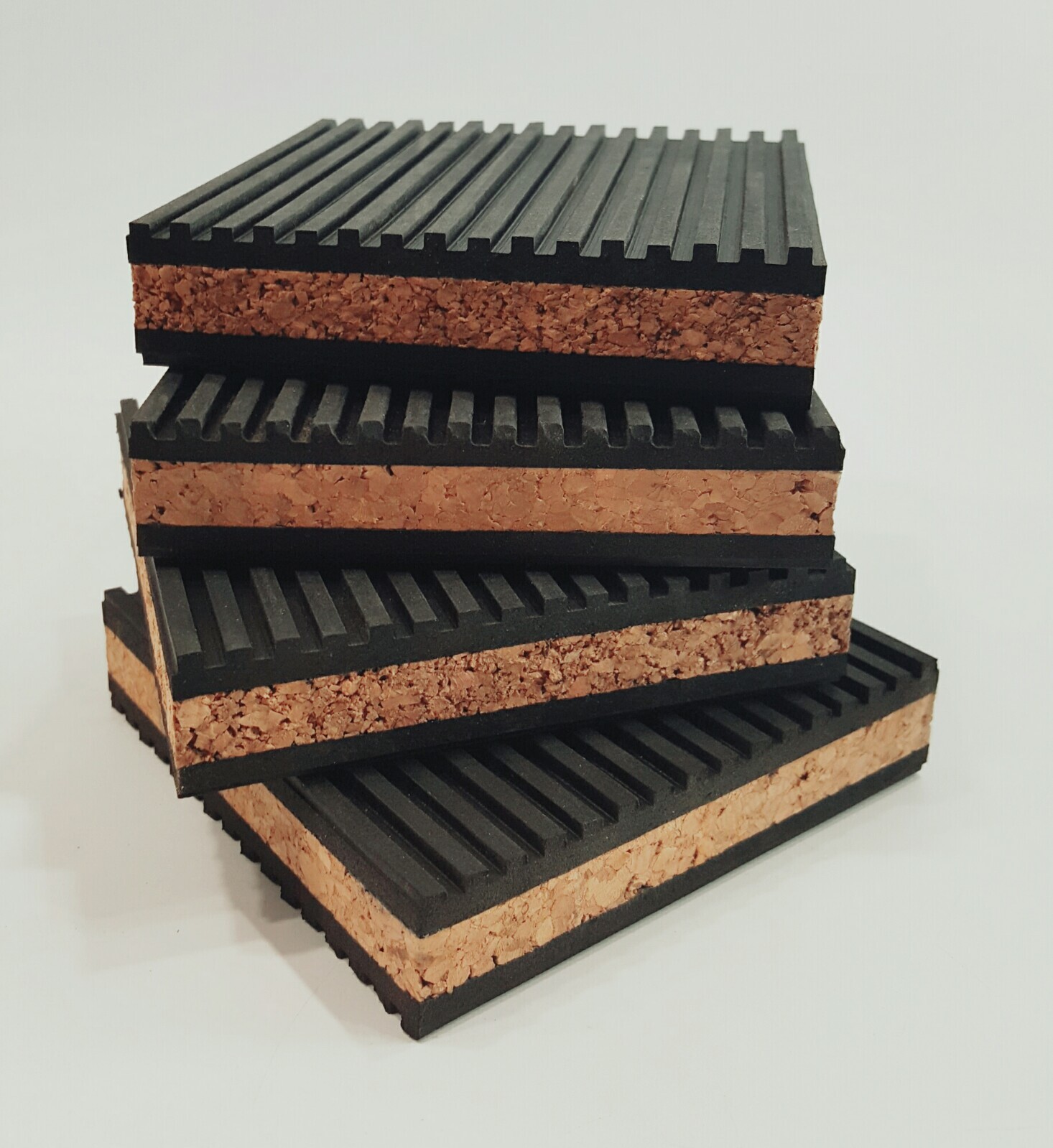 DiversiTech MP-4C Rubber/Cork Anti-Vibration Pad 4in.x4in. x 7/8in. PACK OF 4