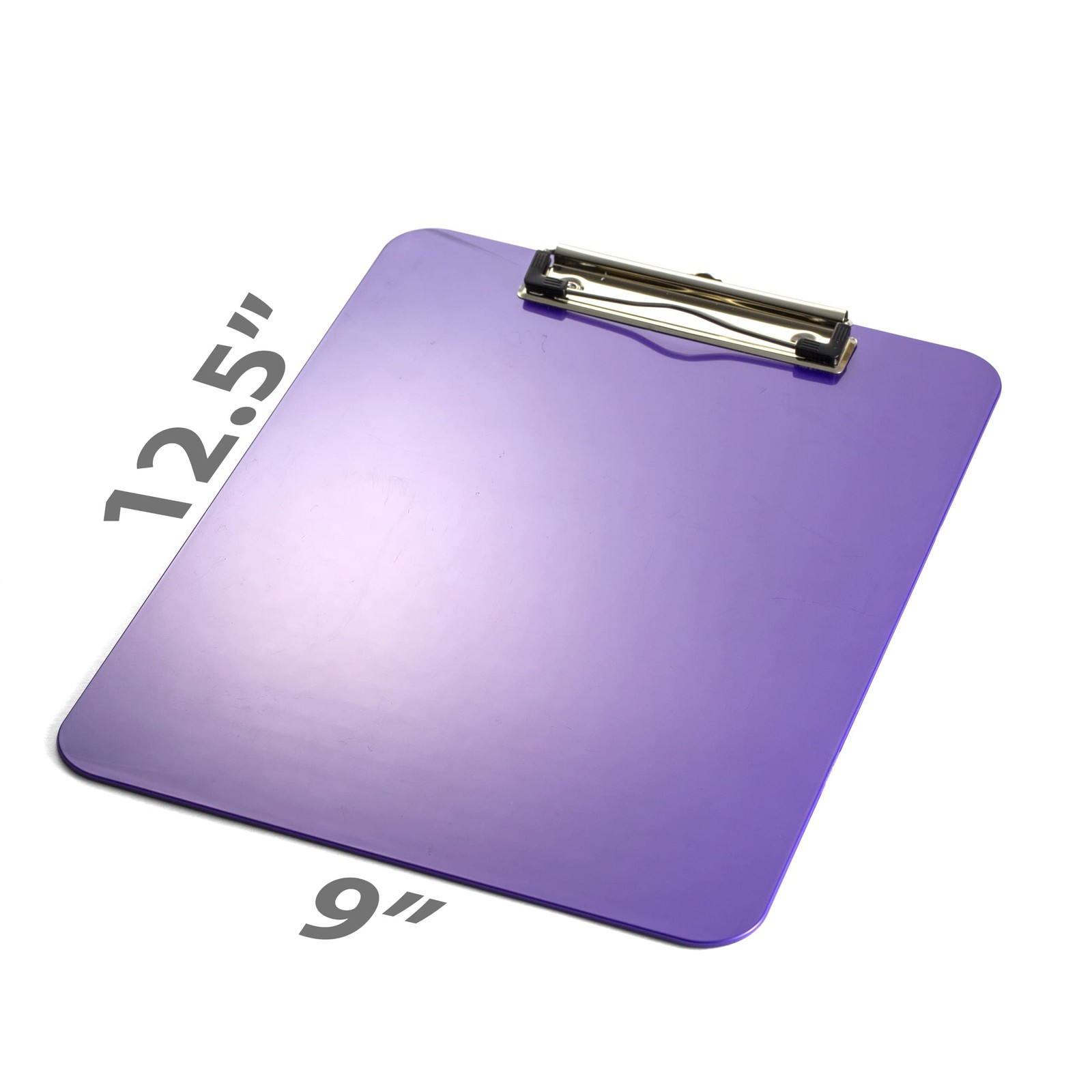 OIC Recycled Plastic Clipboard, Letter Size, Purple (83064)