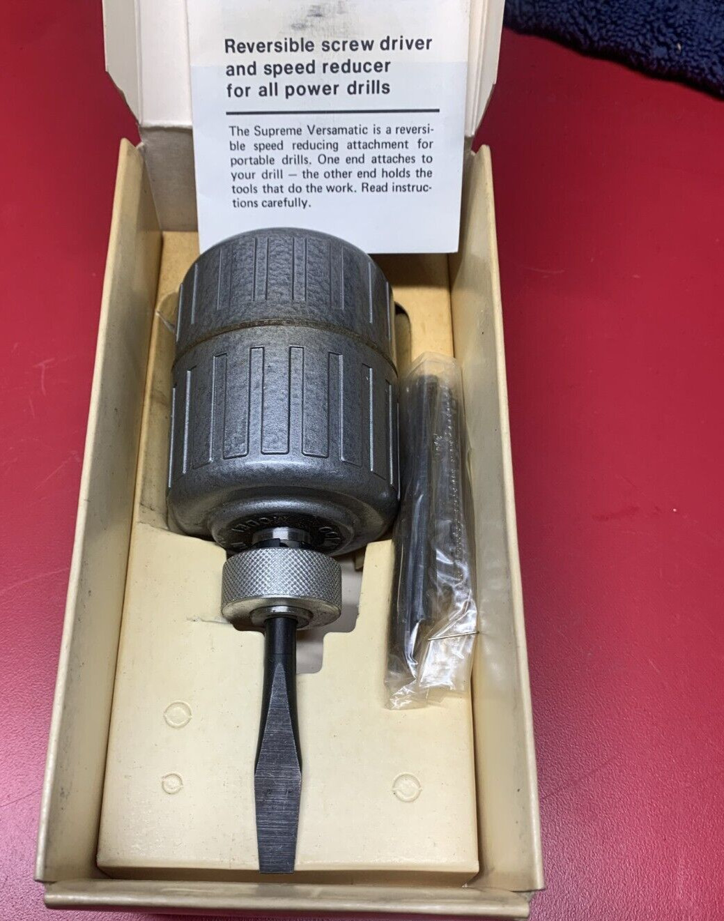 Machinist Tool: Buck Supreme Versamatic Reversable Speed reducer 4100 (NOS)