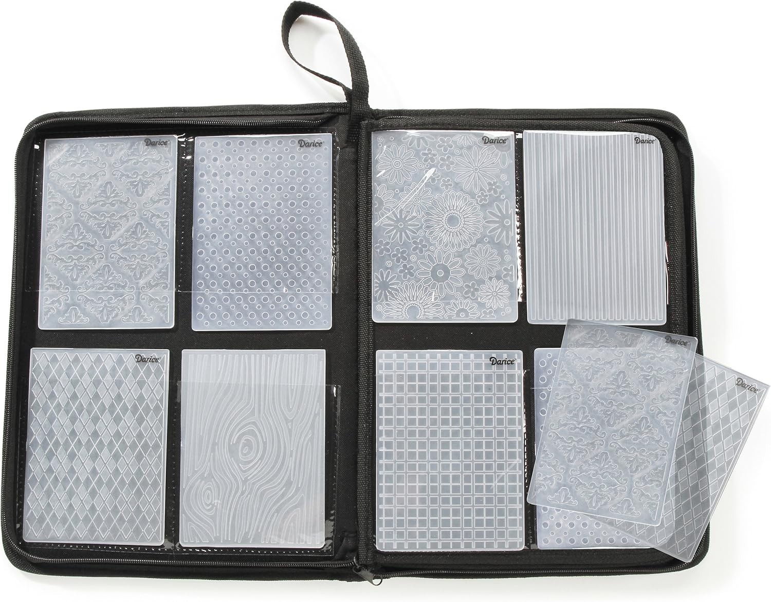 Organizer Case for 5×7-Inch Embossing Folders, Zippered