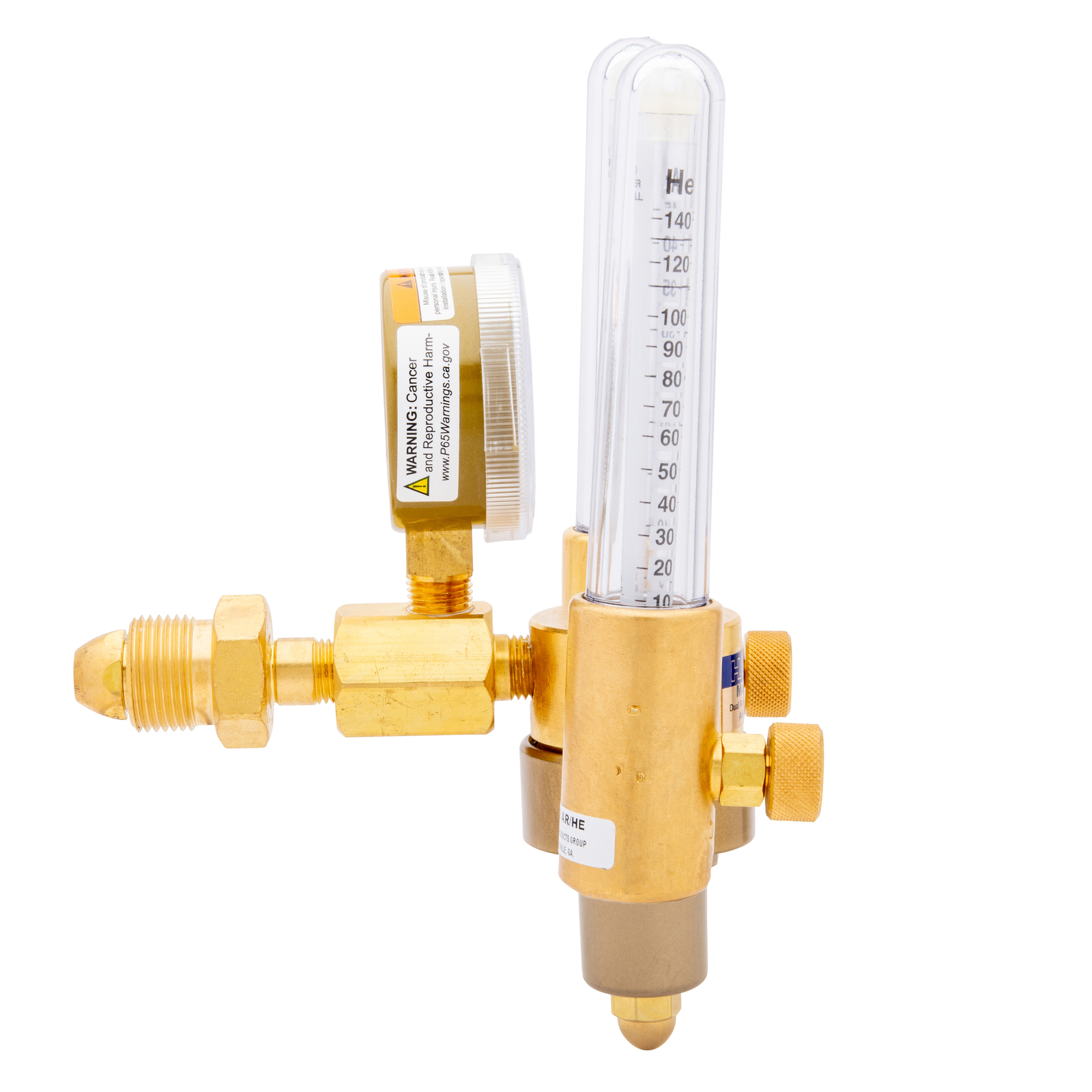 Harris Model 356-Ar-He-580 Dual Flowmeter Regulator 3100140