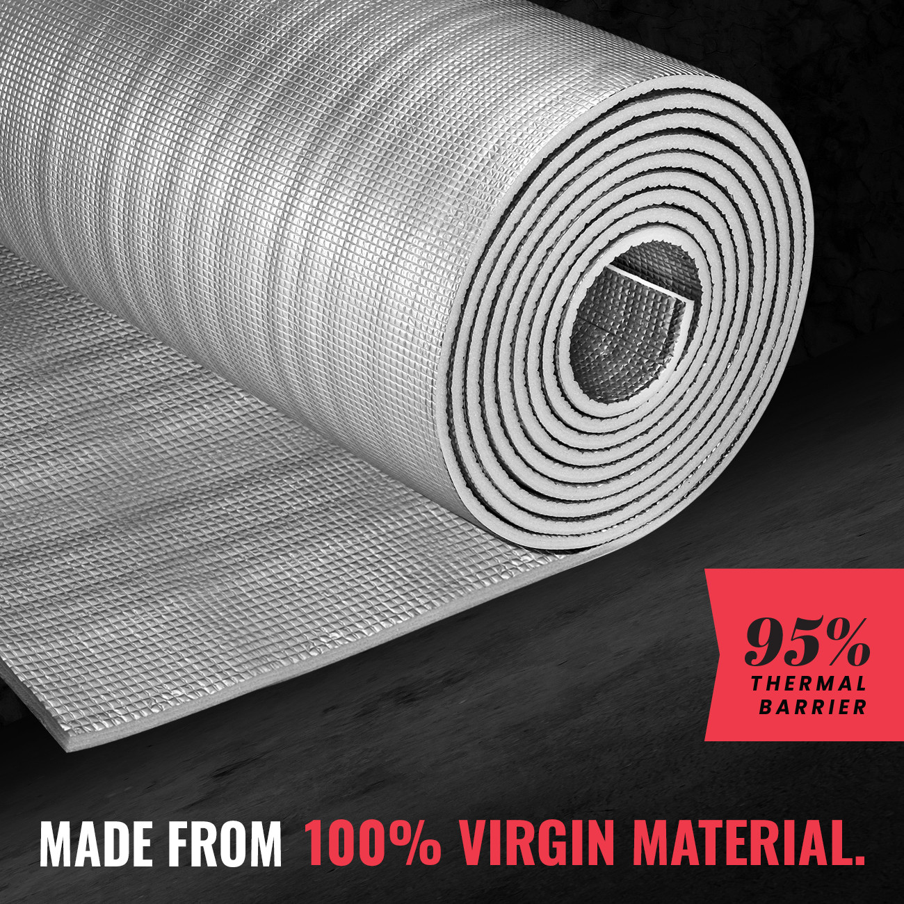 PRODEX AD10 10MM TOTAL Reflective Foam Core Insulation RADIANT BARRIER 48X25ft