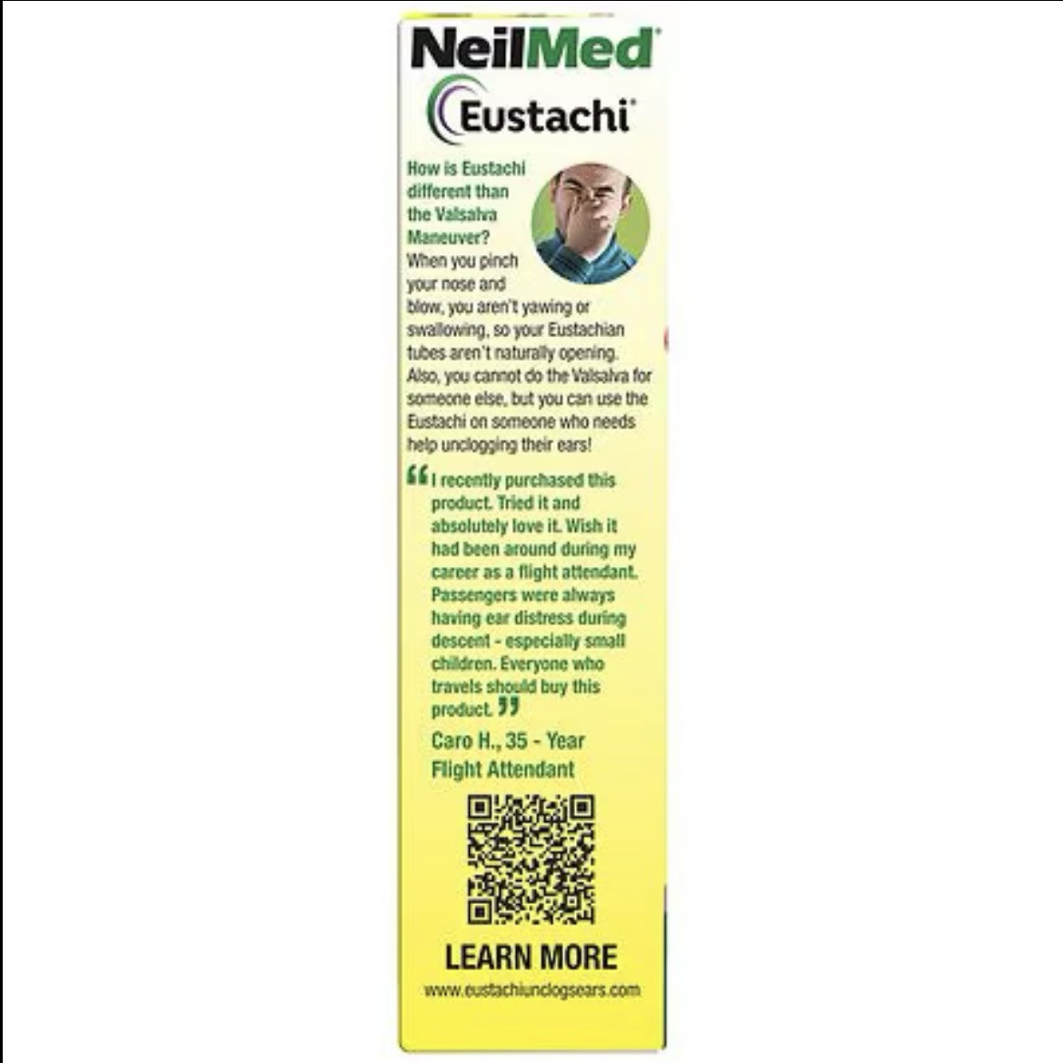 NeilMed Eustachi Pop Blocked Ear Safely – 1 Count