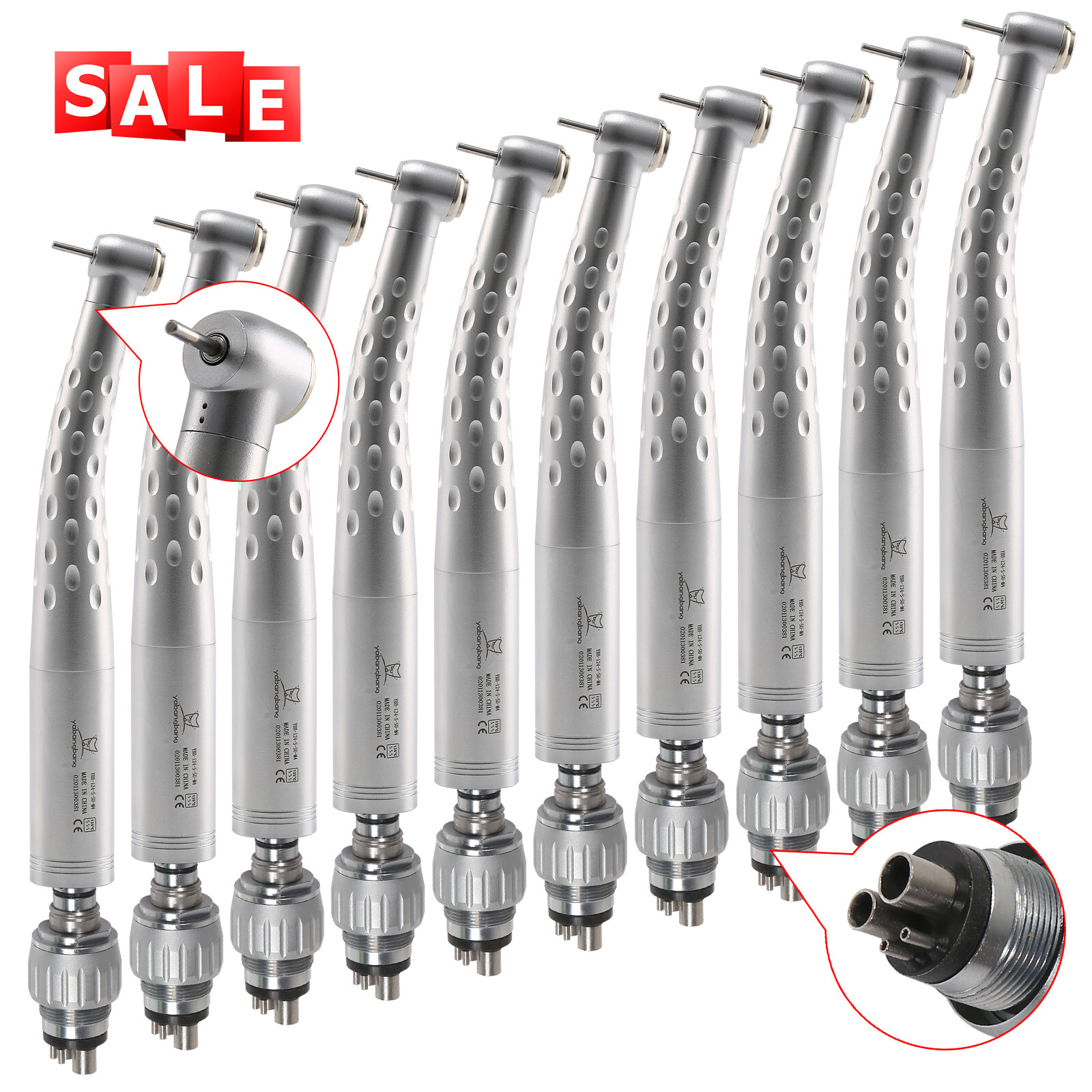 USA NSK PANA Turbina Dental 45 Degree Surgical High Speed Handpiece Push 4H WCA4