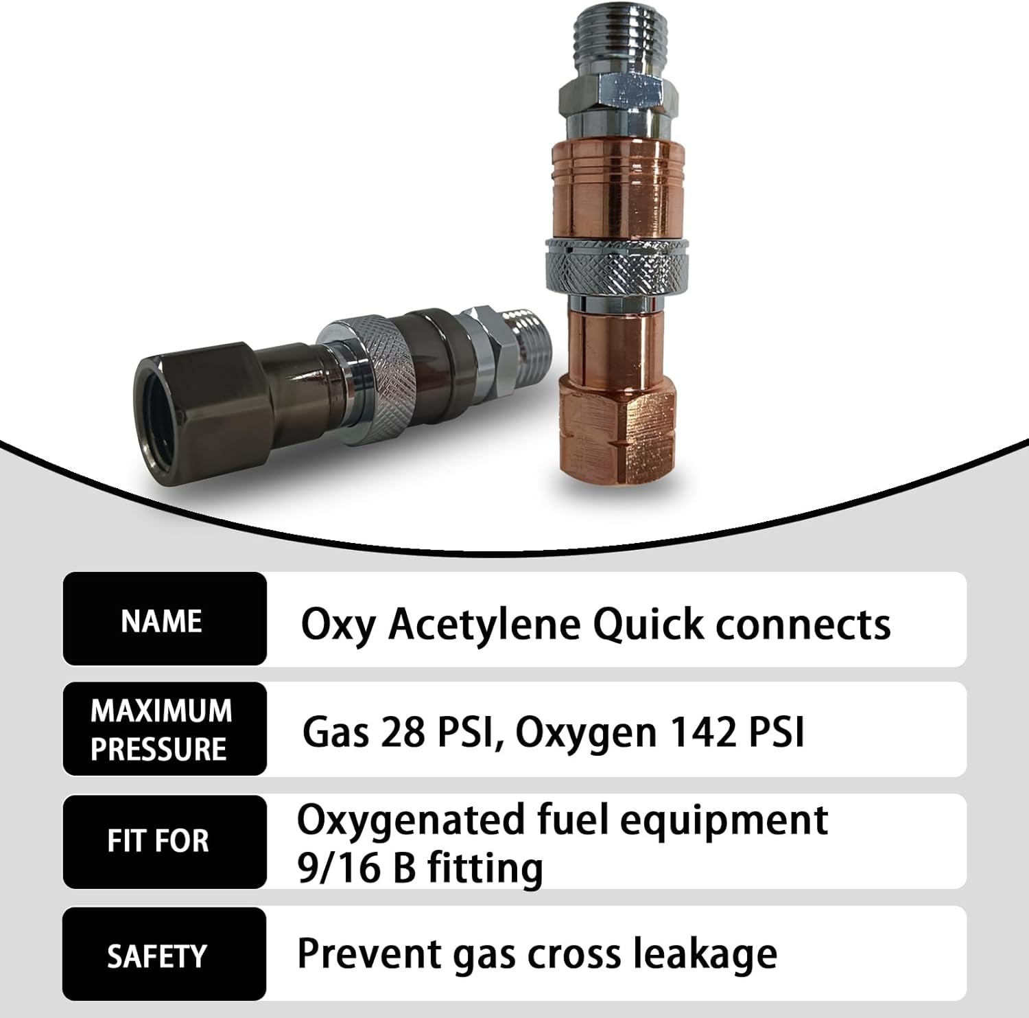Upgraded Oxy Acetylene Quick Connects,Quick Connect Hose Fittings,Cutting Tor…
