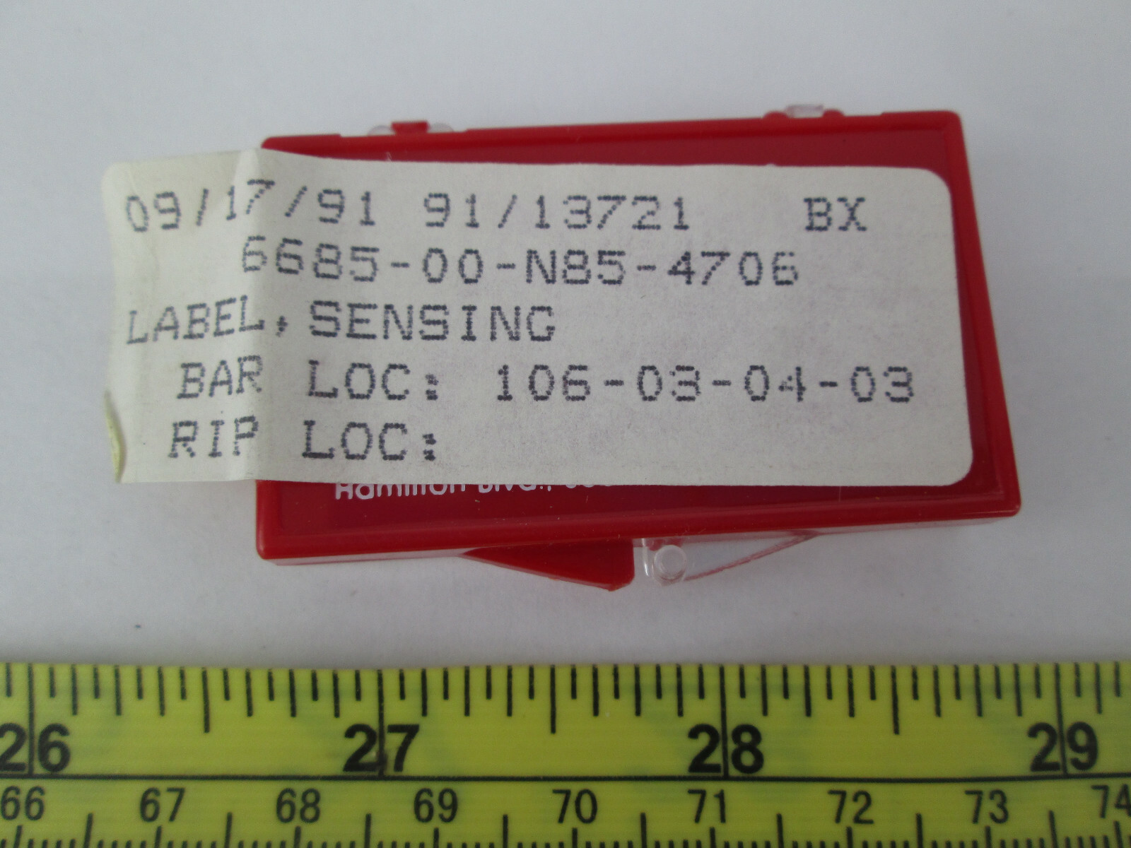 New Package of 10 Tempilabel Tempature Monitor Labels 120-150°F 49-66°C