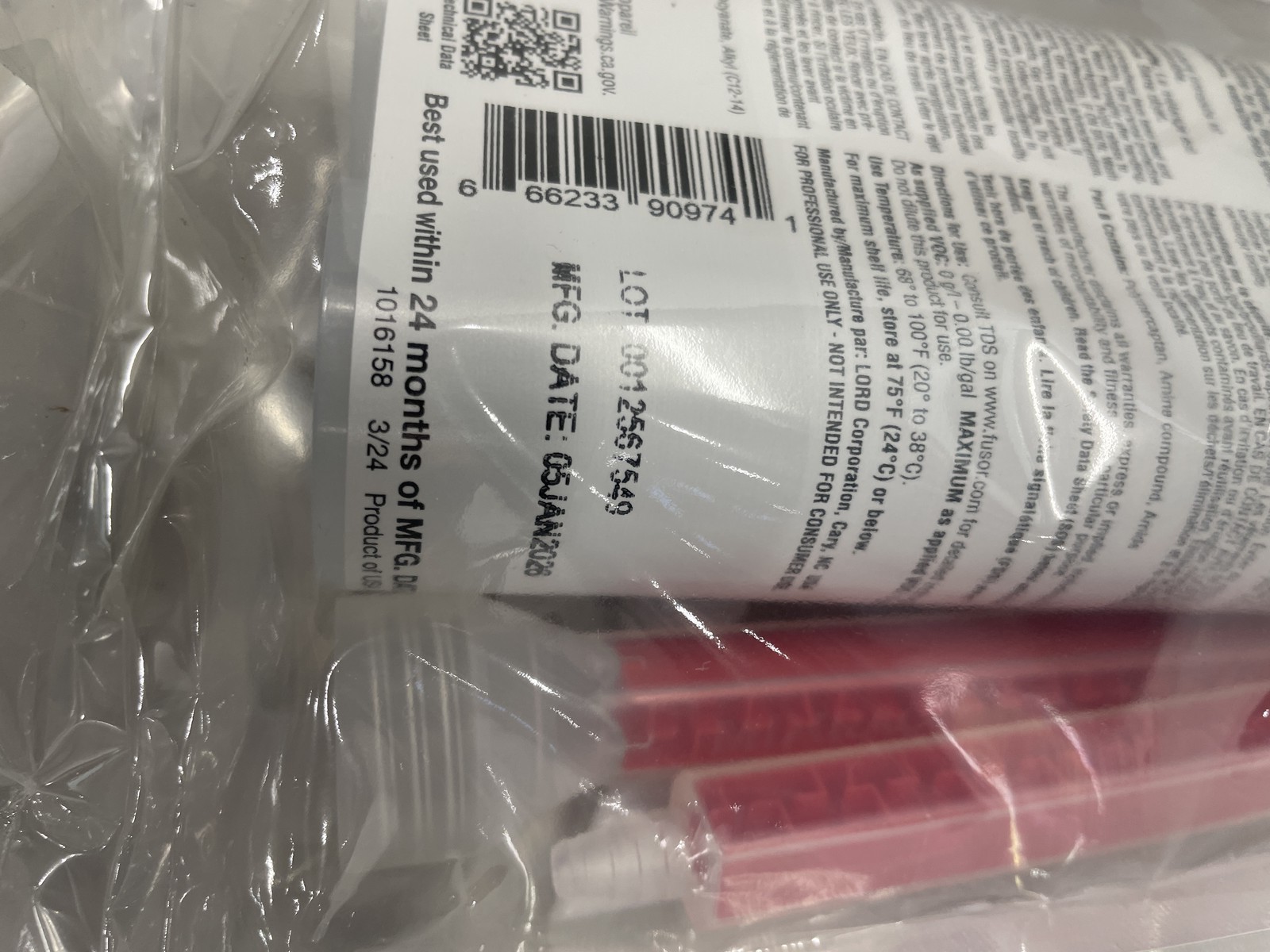 6 Pack of Fusor 123EZ 2-Part Medium Non-Sag Blue Seam Sealer 7.1 oz