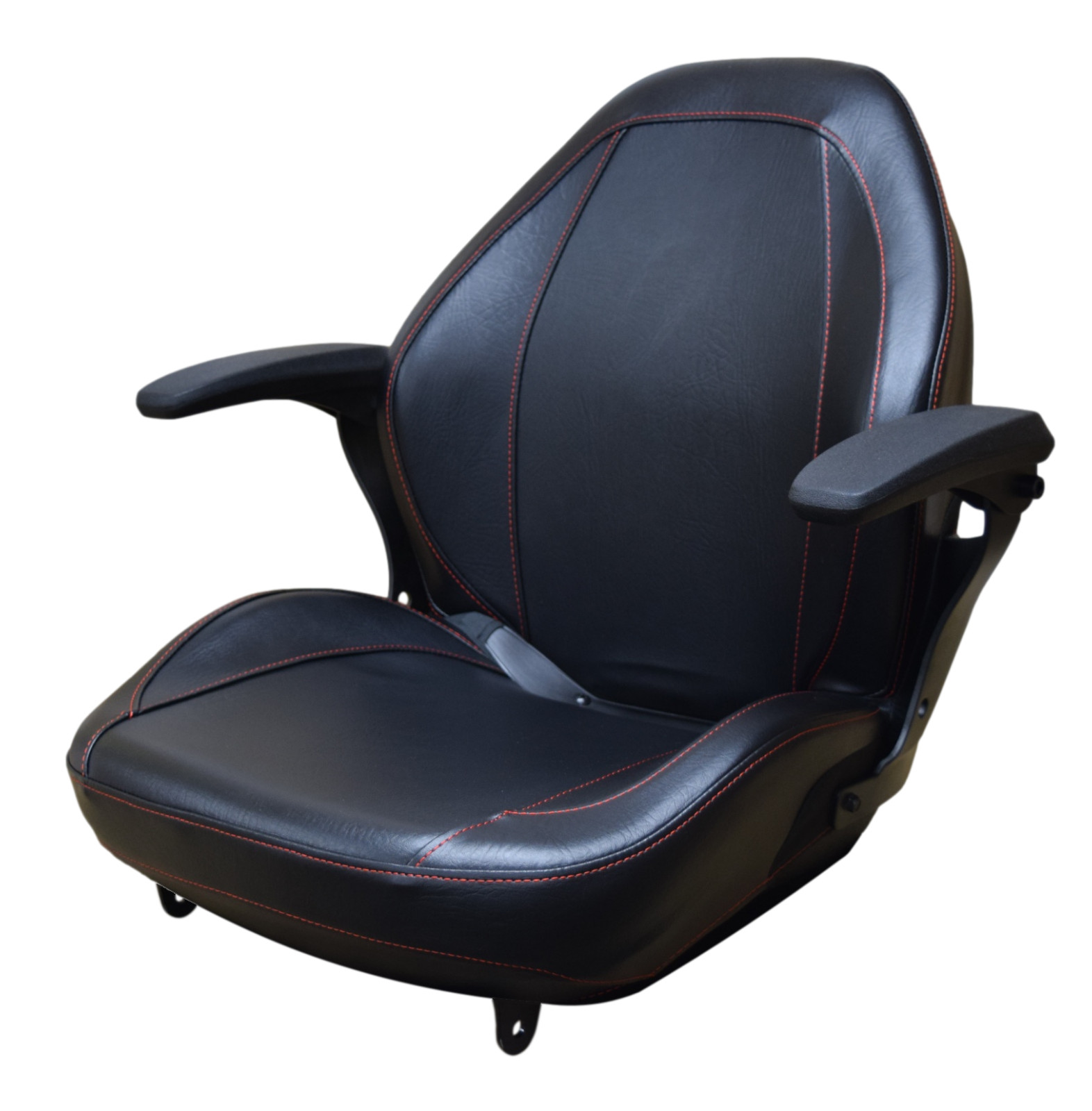 Case IH High Back Tractor Seat DX33 DX35 DX40 DX45 DX48 DX55 DX60 Armrest Black