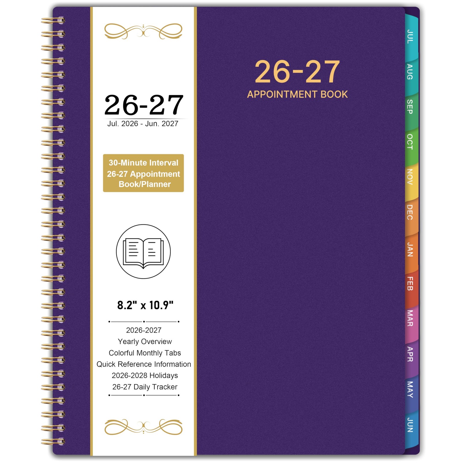 2026-2027 Appointment Book/Planner – 8.2″ x 11″, Daily Planner 2026-2027 from…