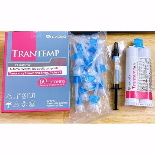 Dental TRANTEMP CROWN Temporary Crown & Bridge Material Automix System A2 SHADE