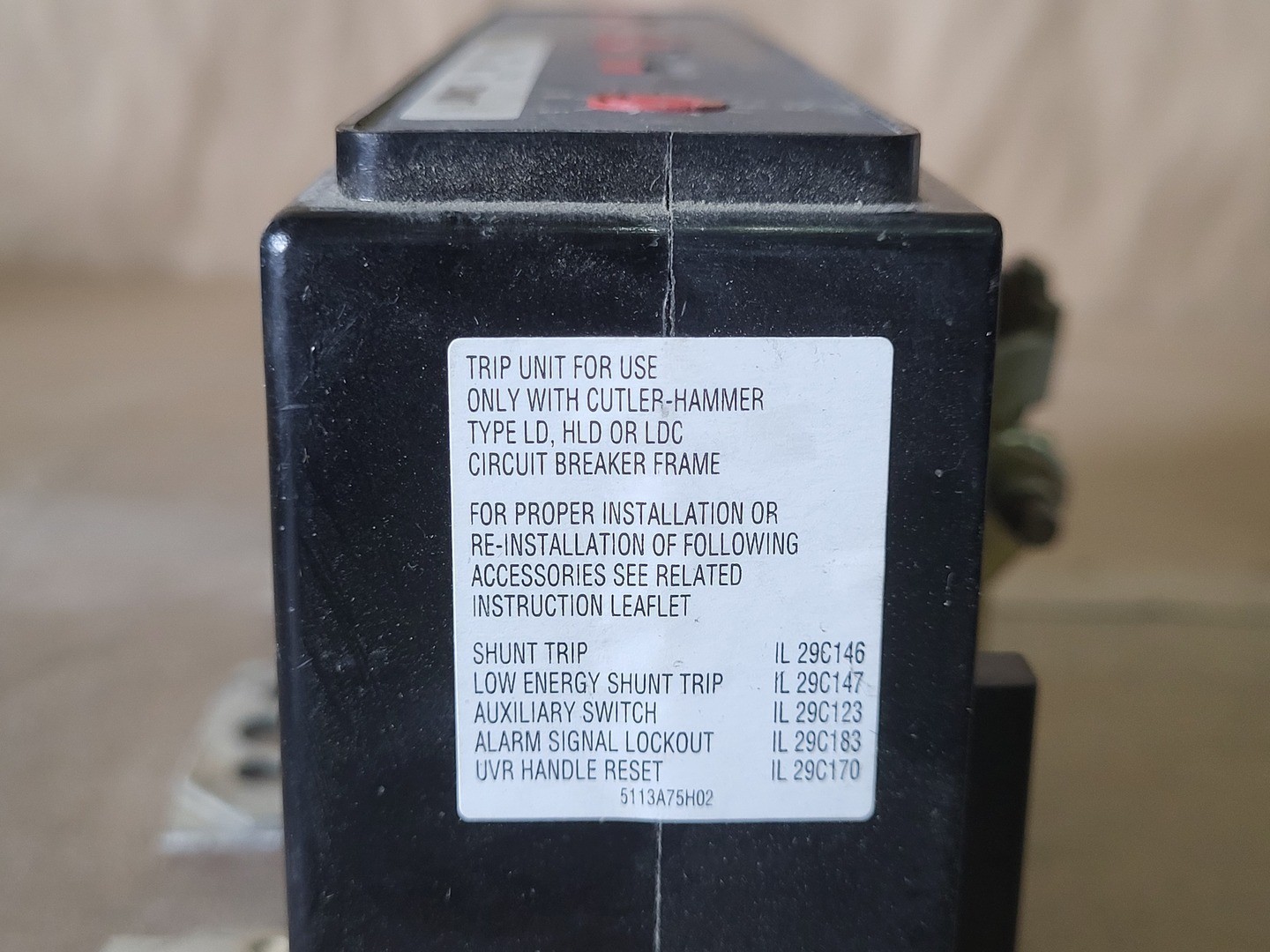 SQUARE D LT3400T 400 Amps 3-Phase Circuit Breaker Trip Unit – Electrical