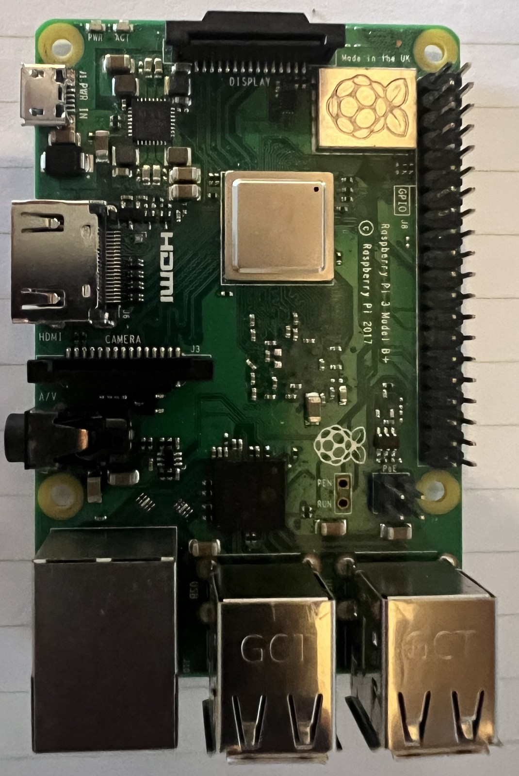 Raspberry Pi 3 Model B+ (3B+) Board Only – No Case – Tested Working