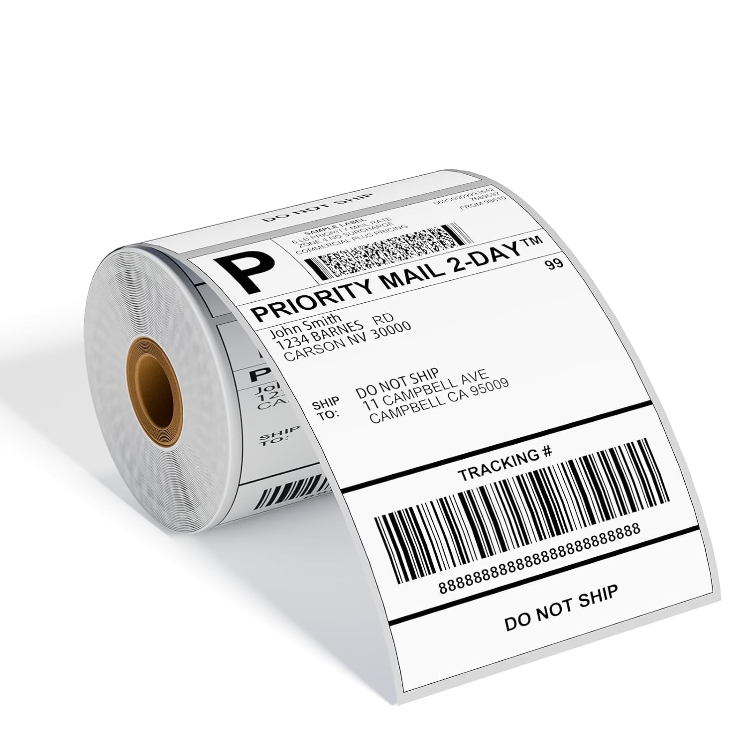 4×6 White Thermal Shipping Address Labels Roll Labels 250 Count Thermal Labels