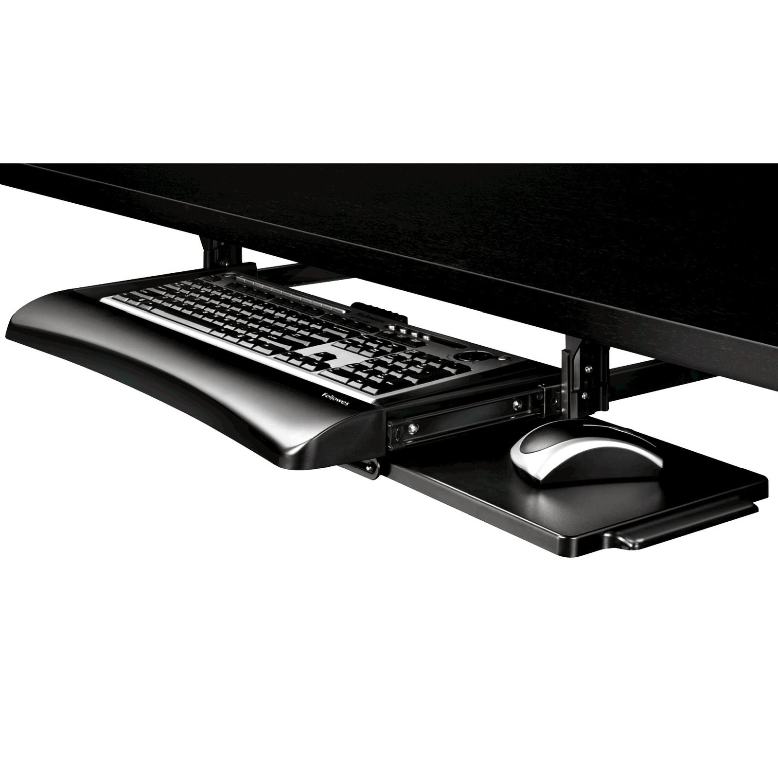 Fellowes Office Suites Underdesk Keyboard 2.3″x29″x11.6″, Black/Silver