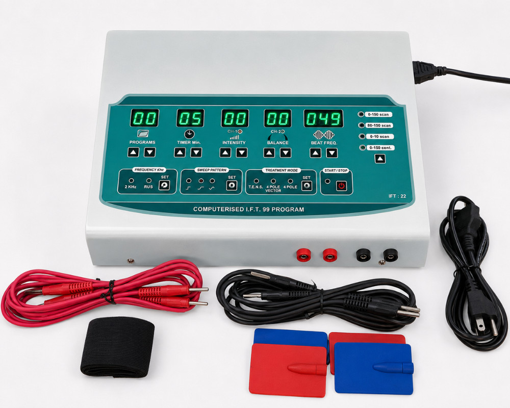 Best IFT Interferential Therapy Unit Multi Physical Therapy Digital Machine New