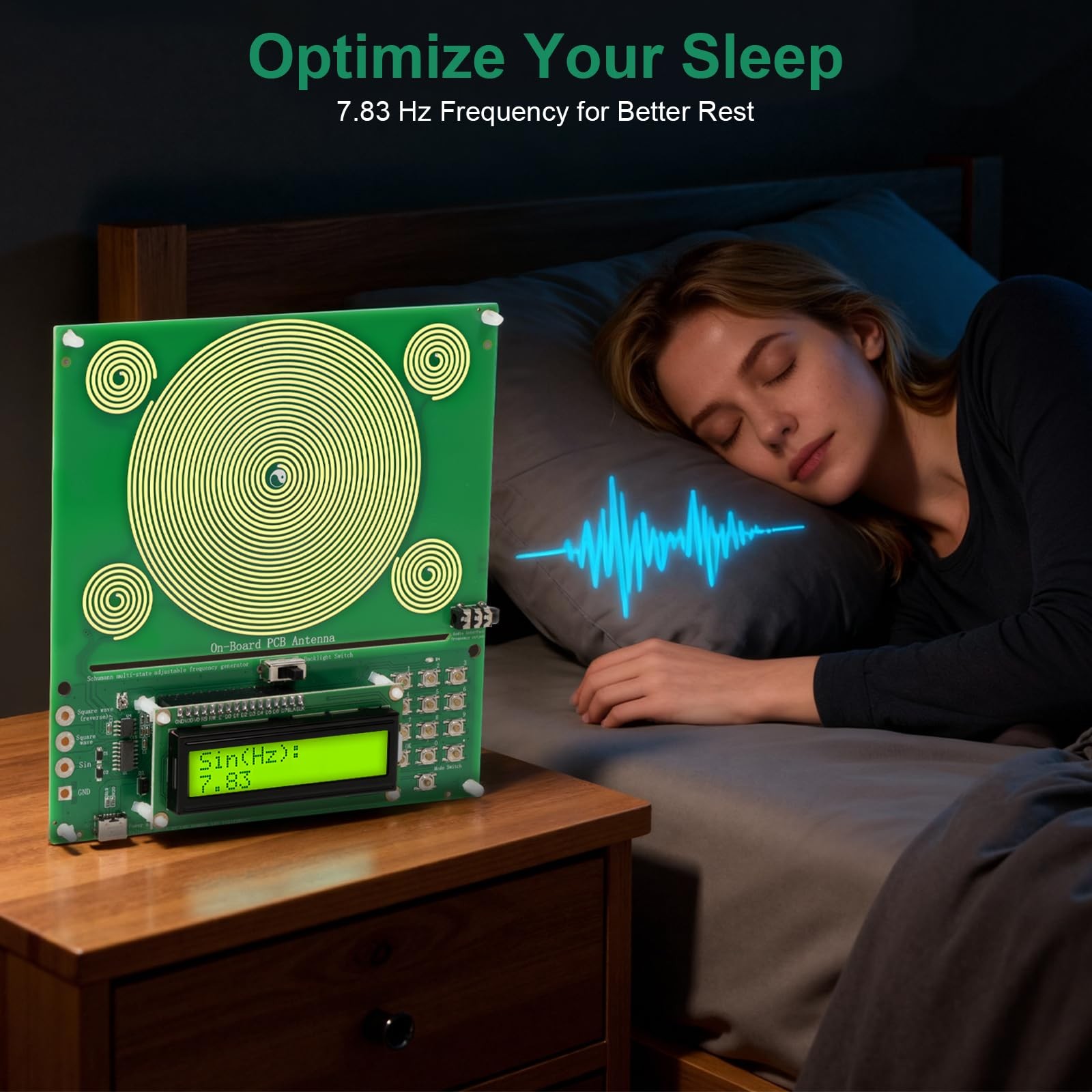 Adjustable Frequency Generator for Healing and Resonance 0.01-200000Hz
