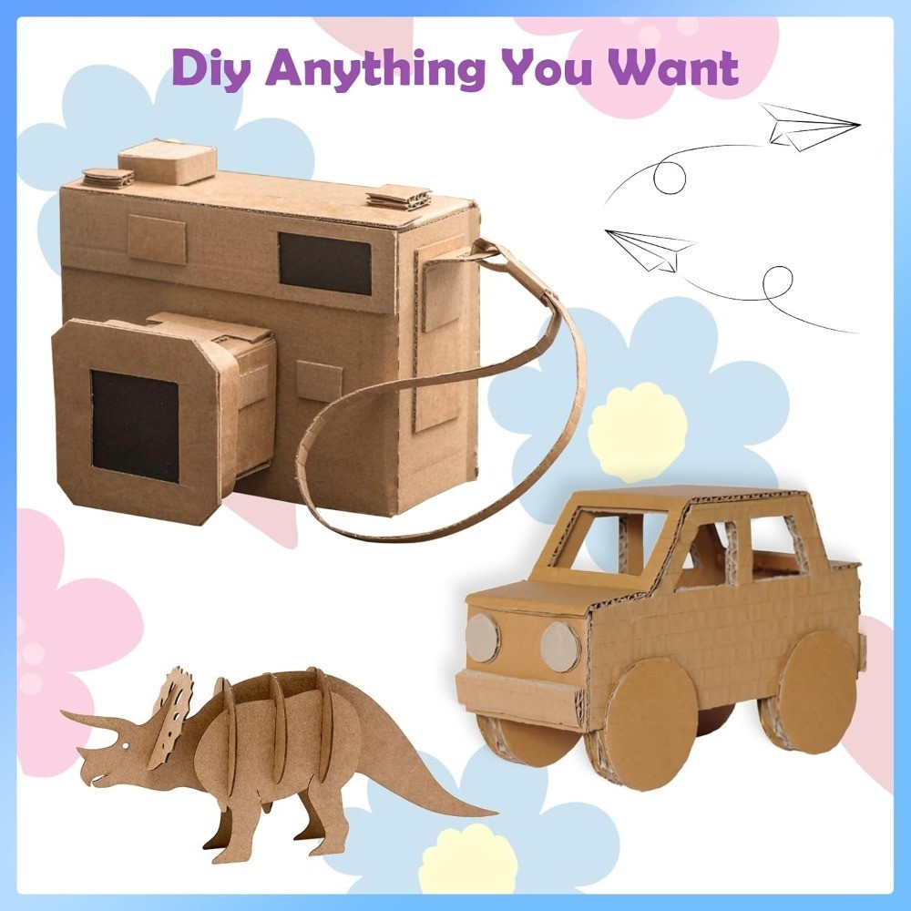 50 Pack 8.5×11 Corrugated Cardboard Sheets, Flat Cardboard Inserts for