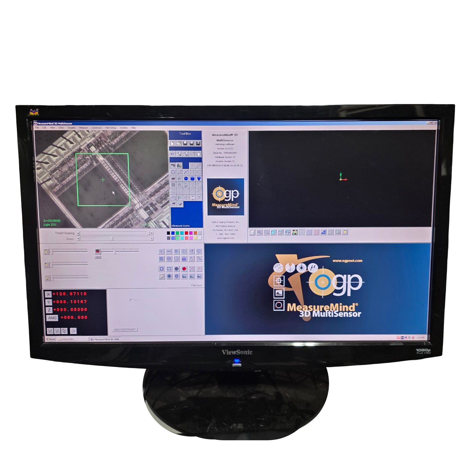 OGP Smartscope Flash 200 Benchtop Multisensor Measurement System, 115/230VAC