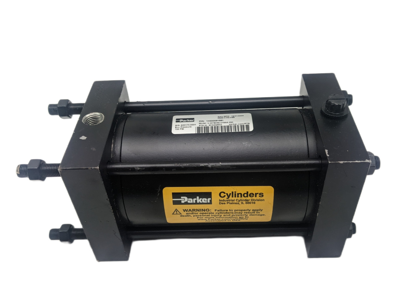Parker 3.25TBVELU19A4.250 3-1/4″ Bore 4.250″ Stroke Pneumatic Cylinder VE Series