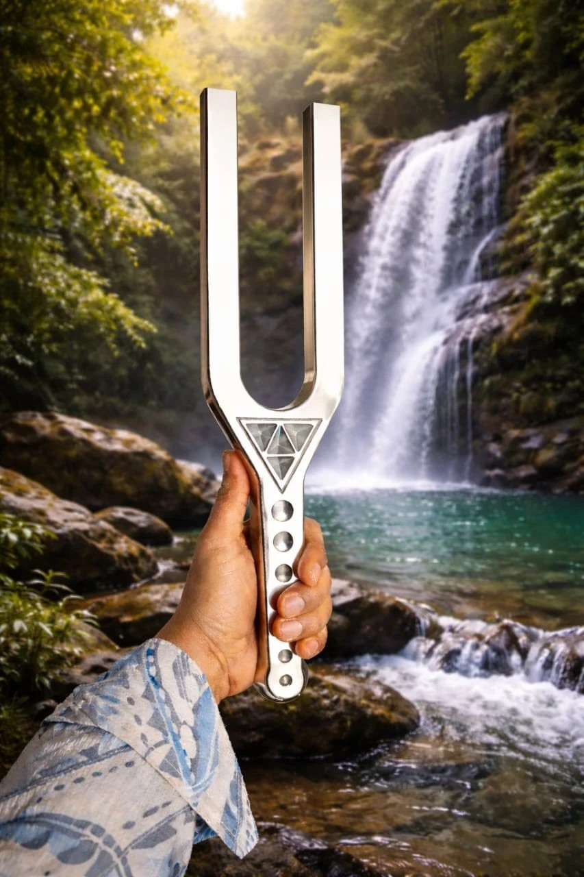 Giant 378Hz Tuning Fork – Sound Healing Frequency Instrument | Reiki, Yoga & Med