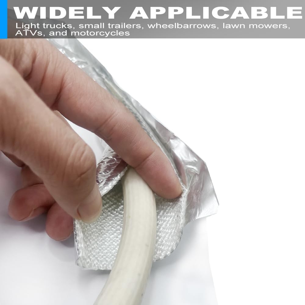 5/8″ Fuel Line Sleeve 39″ SelfAdhesive Aluminum Heat Shield Insulation