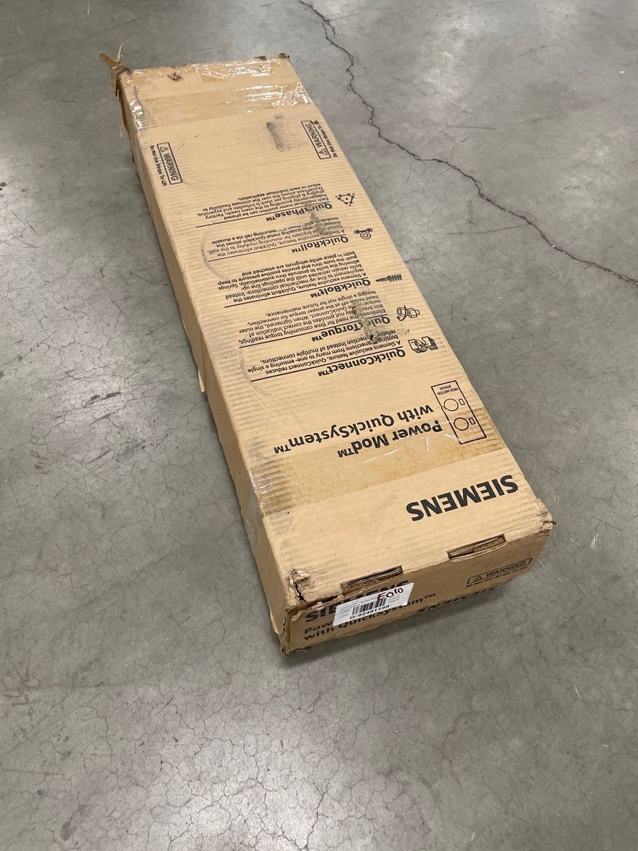 Siemens WMM31125 Power Mod 3-Gang 125A 1200A Bus 240V 4-Jaw Ring Meter Stack 1PH