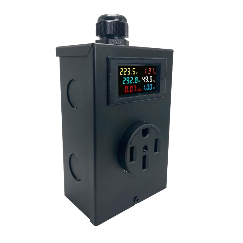 14-50 Outlet Meter Box Installation Kit Assembly Required for Custom Applicat…