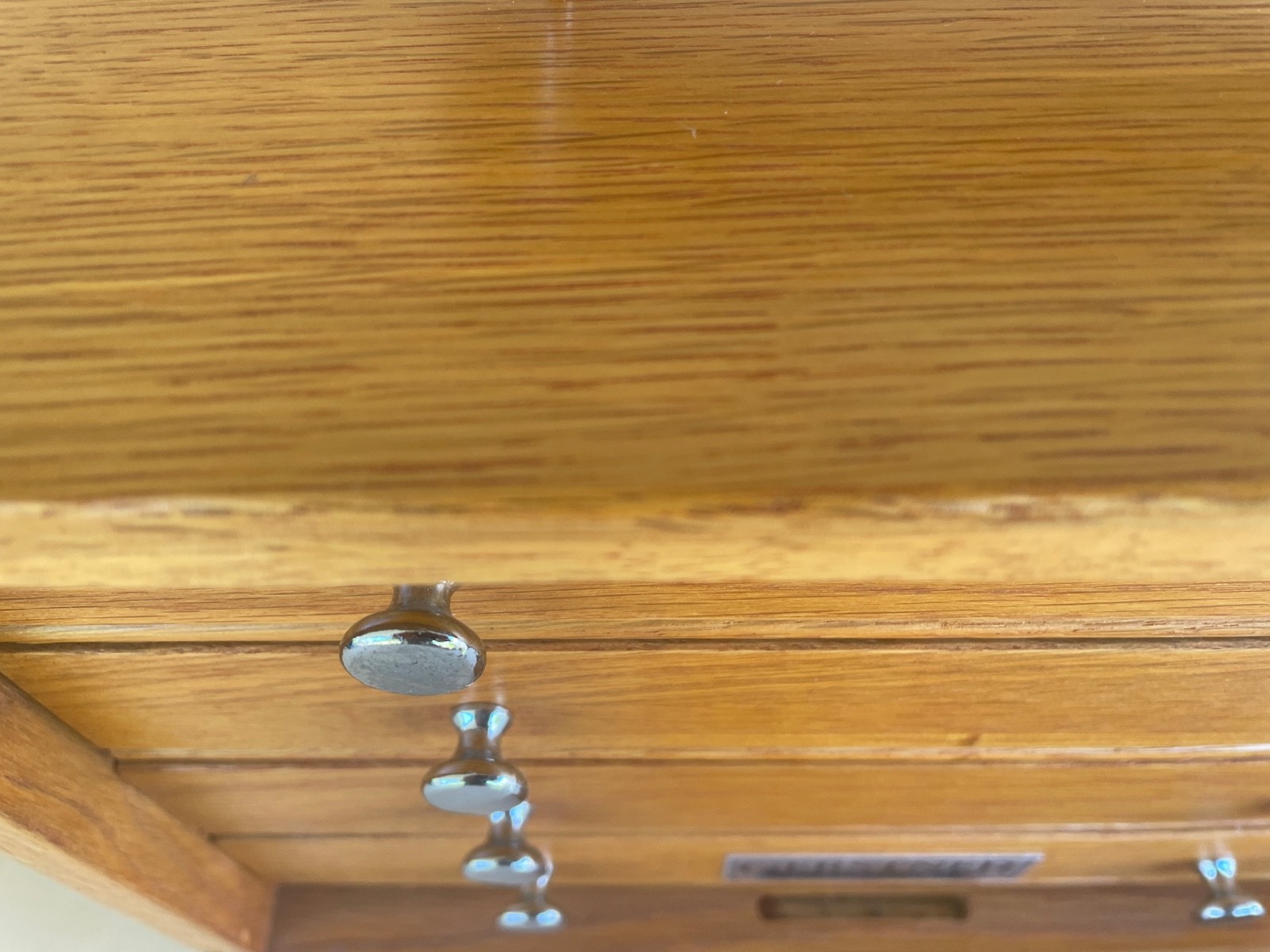 Gerstner International Small Oak Tool Chest with 4-Drawers by Very Nice Cond