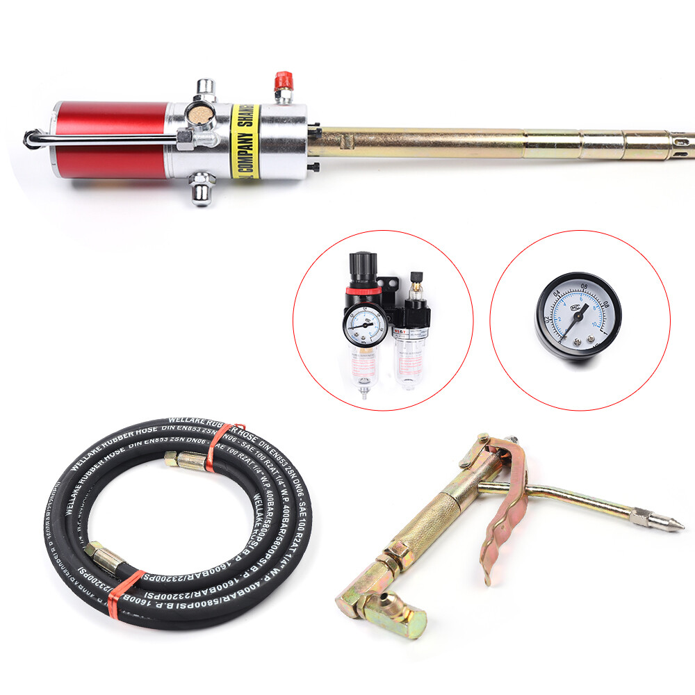 Air Operated Pneumatic Oil Transfer Pump Drum Pump Heavy Duty 35mm 30-40MPa 50:1