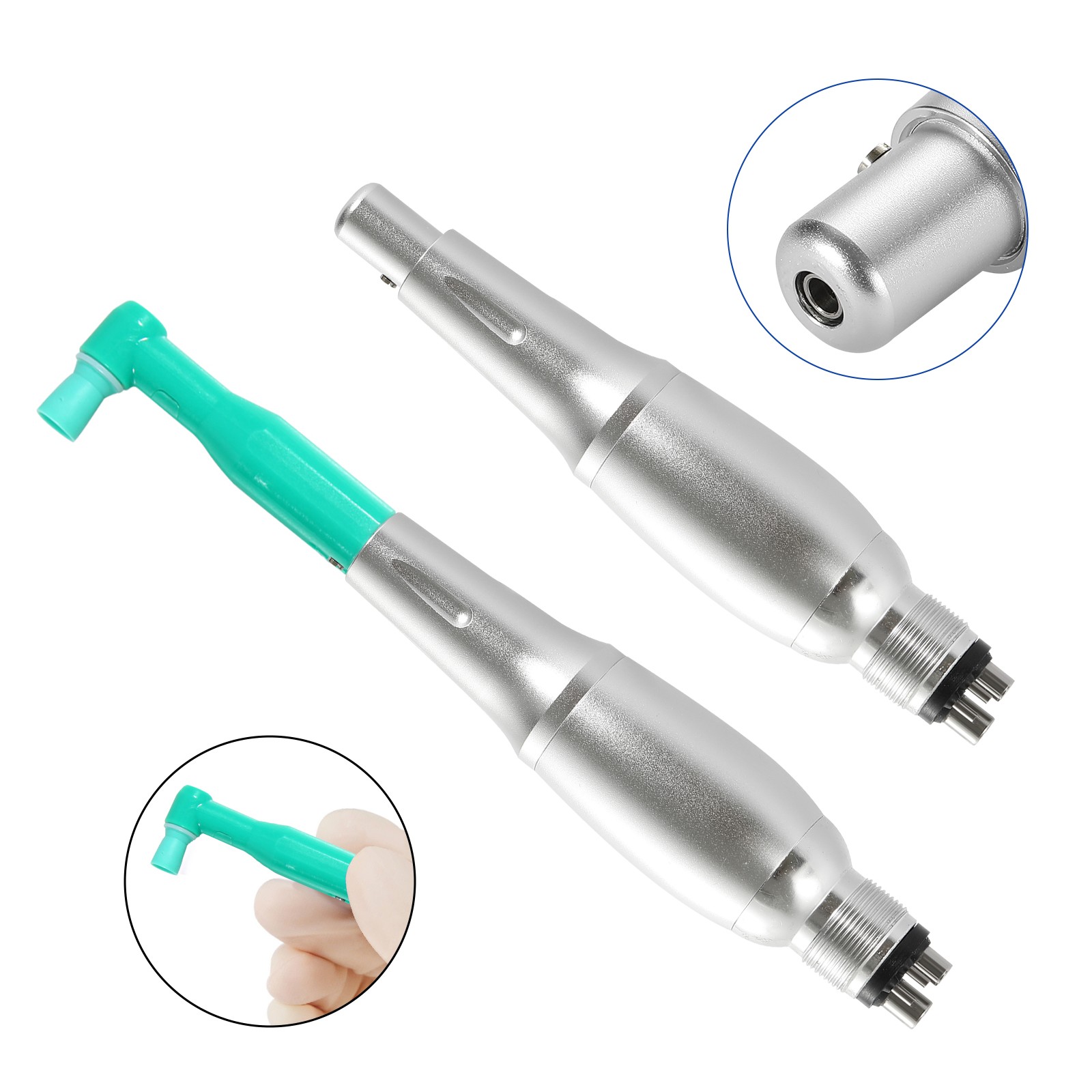 Dental 360° Swivel Hygiene Prophy Handpiece Air Motor 4:1 Cone 4 Holes 4000 rpm