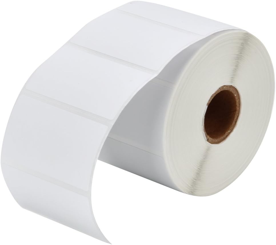 6 Rolls 2.25″ x 1.25″ Direct Thermal Shipping Barcode Labels 1000/Roll for Zebra
