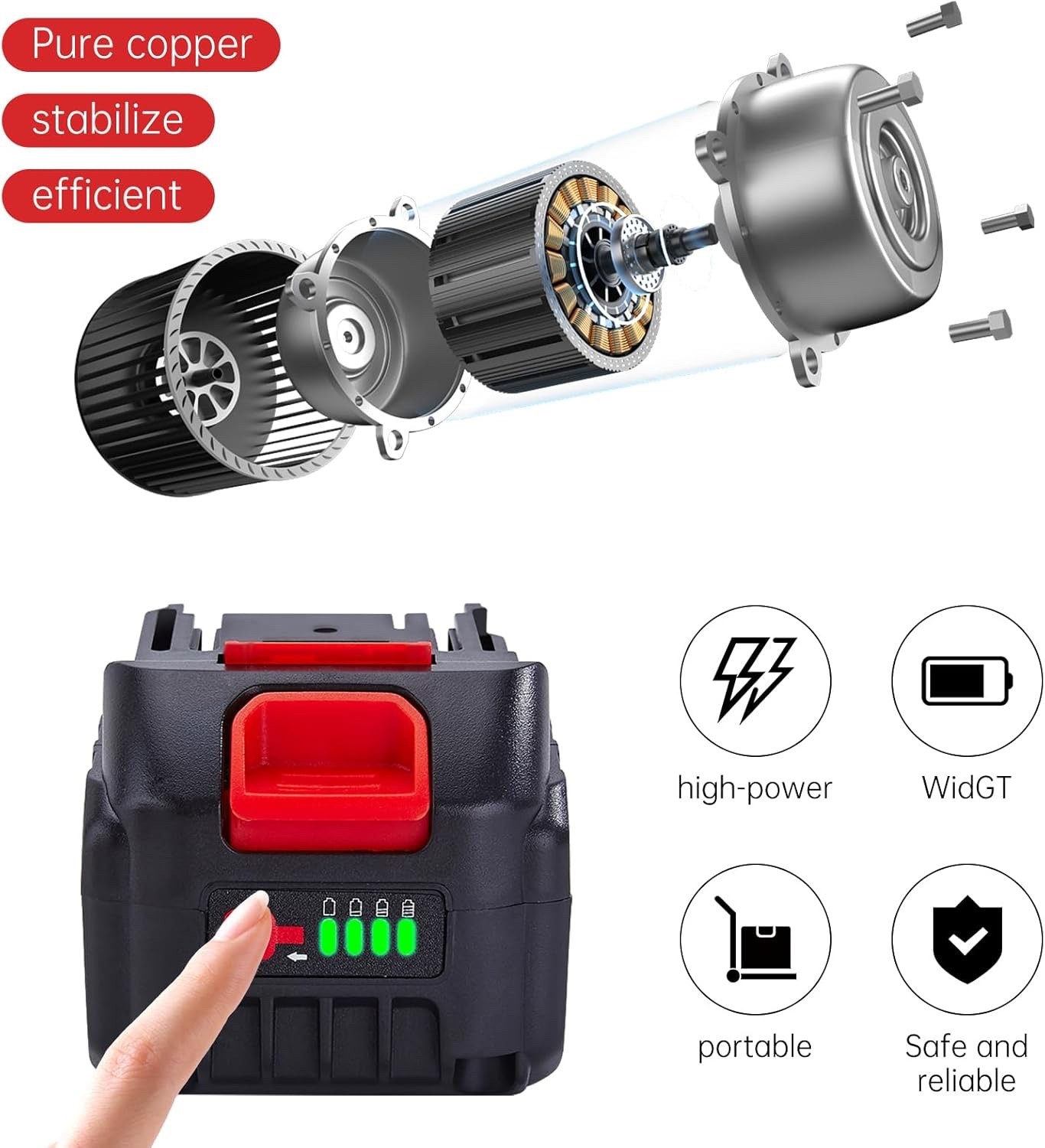 Battery Bag Sewing Closing Machine Brushless Motor Cordless Portable
