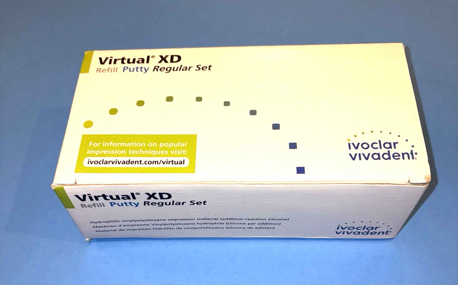 IVOCLAR Virtual XD Refill PUTTY REGULAR SET