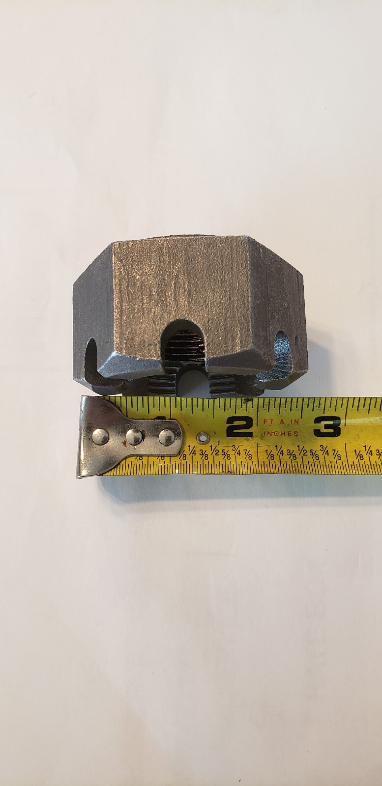 1 1/2-12 Astm A563 GR-A Slotted Hex Nut , Castle Nut
