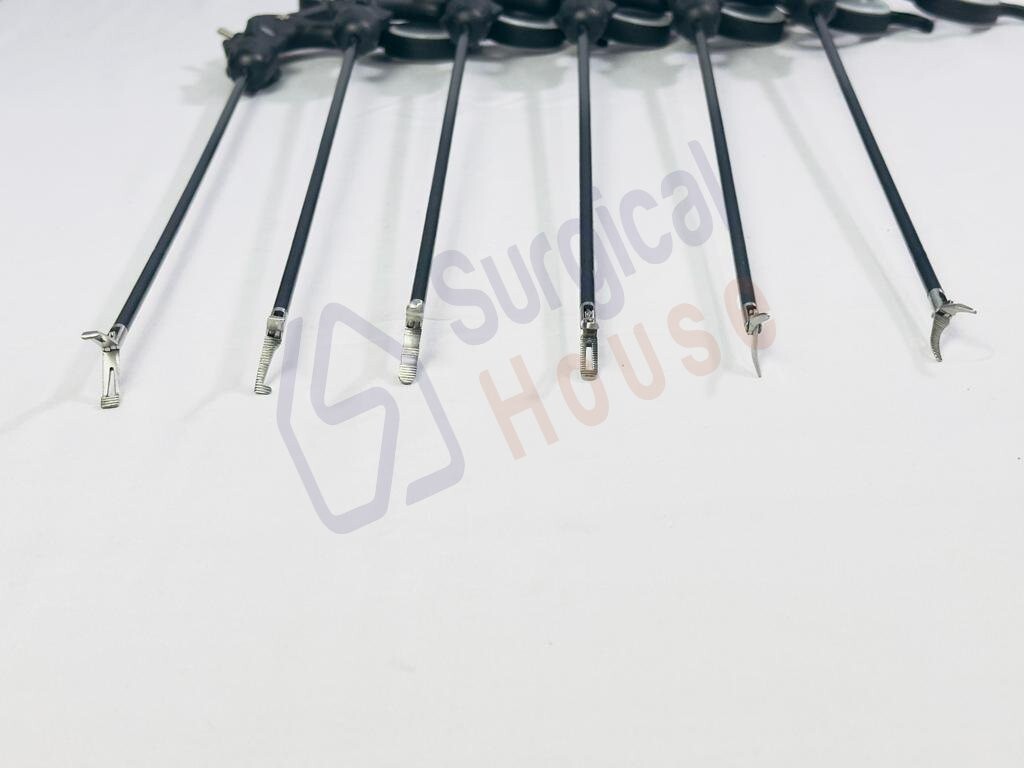 Laparoscopy GrasperSet Of 6 Laparoscopic Surgical Instruments 5mmx330mm New Set.
