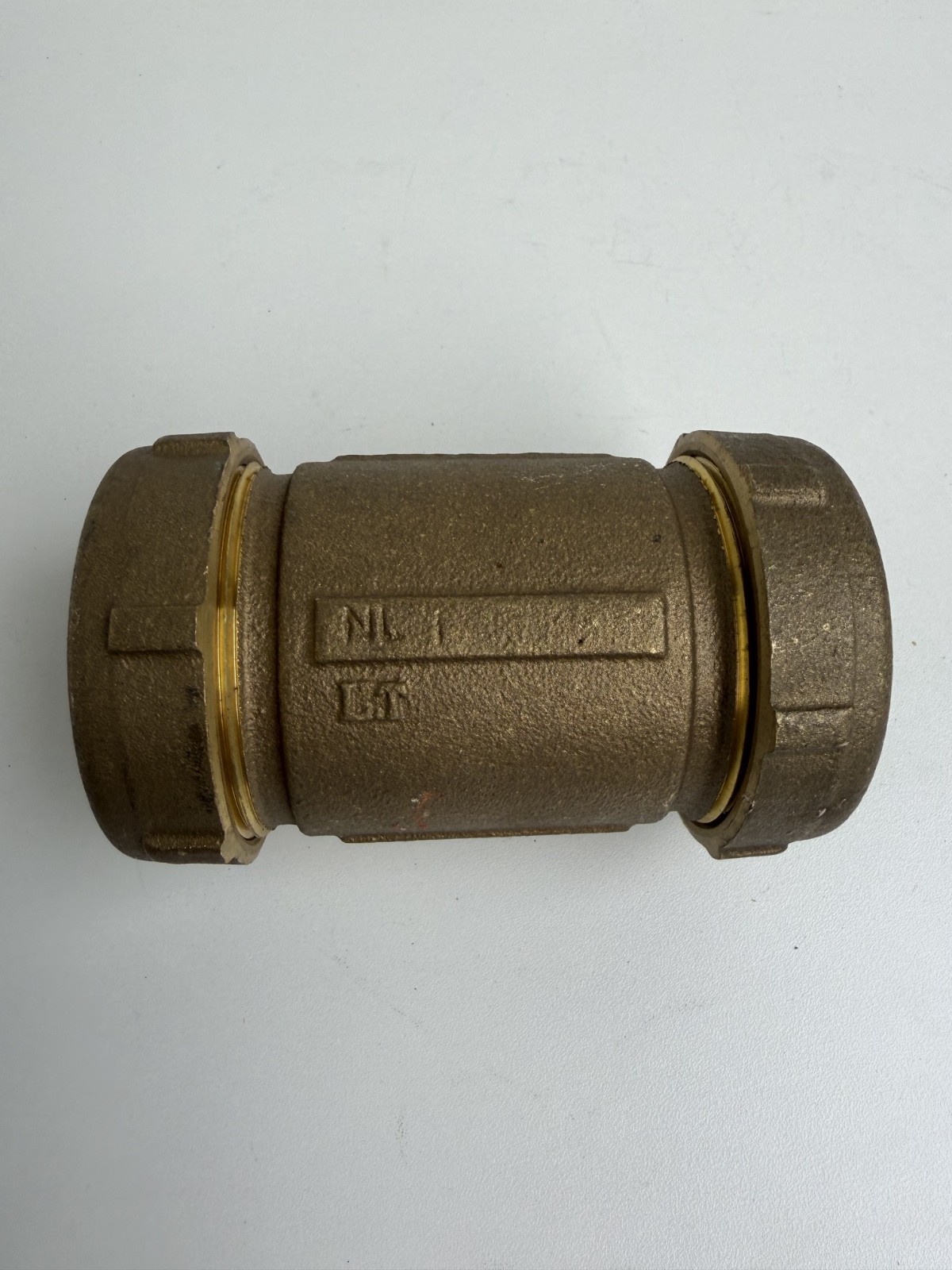 2″ C Brass Compression Coupling Pipe Repair Fitting Copper Tube Size Indonesia