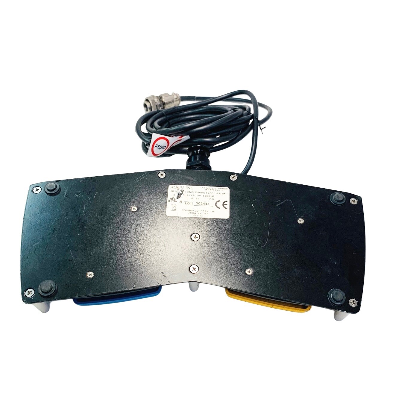 ConMed 60-6700-001 MONOPOLAR DUAL PEDAL FOOTSWITCH Surplus Equipment Sold As Is