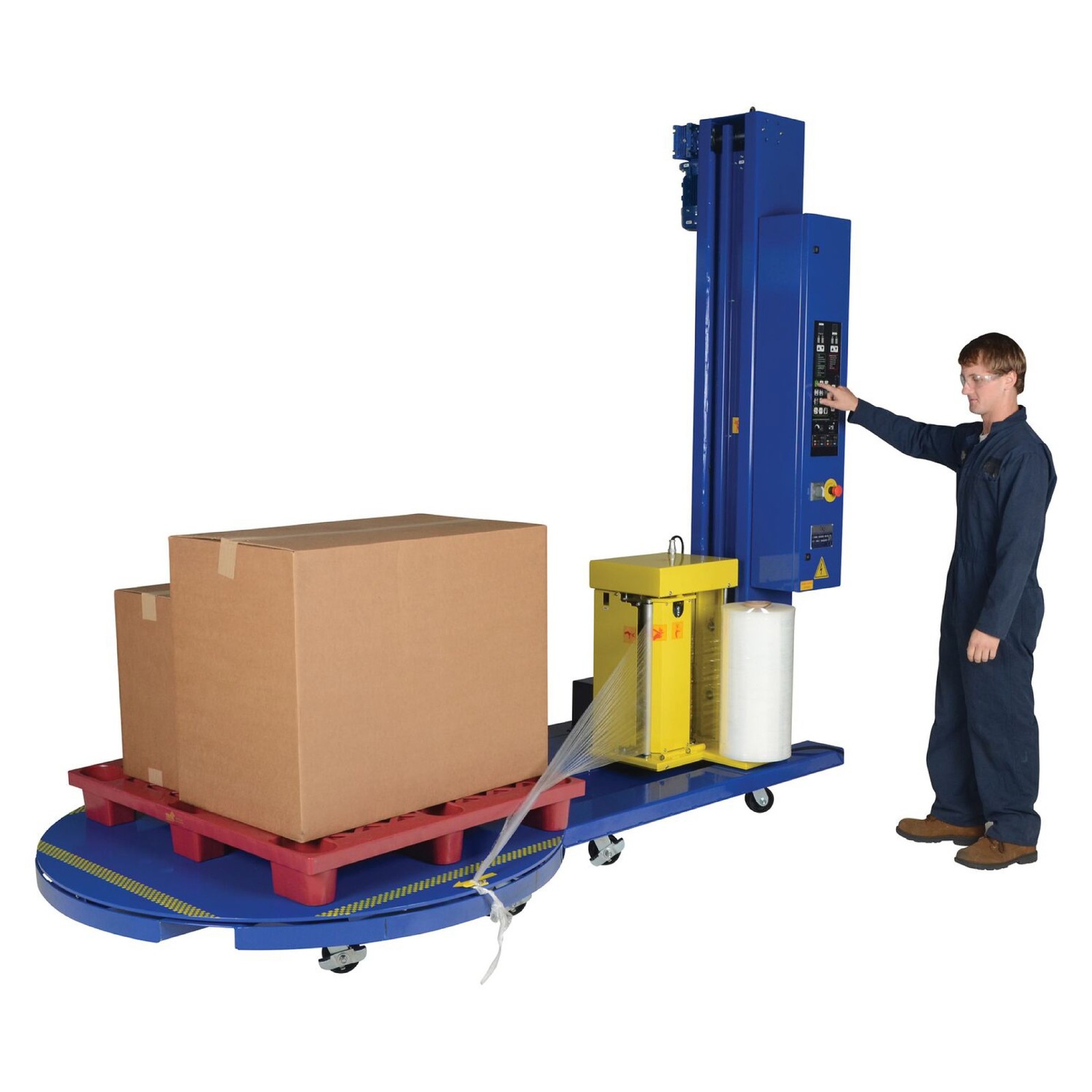 1 Roll Cast Machine Length Stretch Wrap Shrink Film 19.7″ x 6000′ 80 Gauge