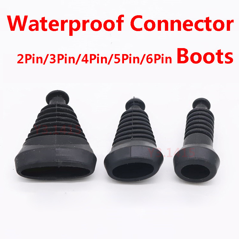 Waterproof Boots for AMP TYCO Superseal Connector 2Pin 3Pin 4Pin 5Pin 6 Pin