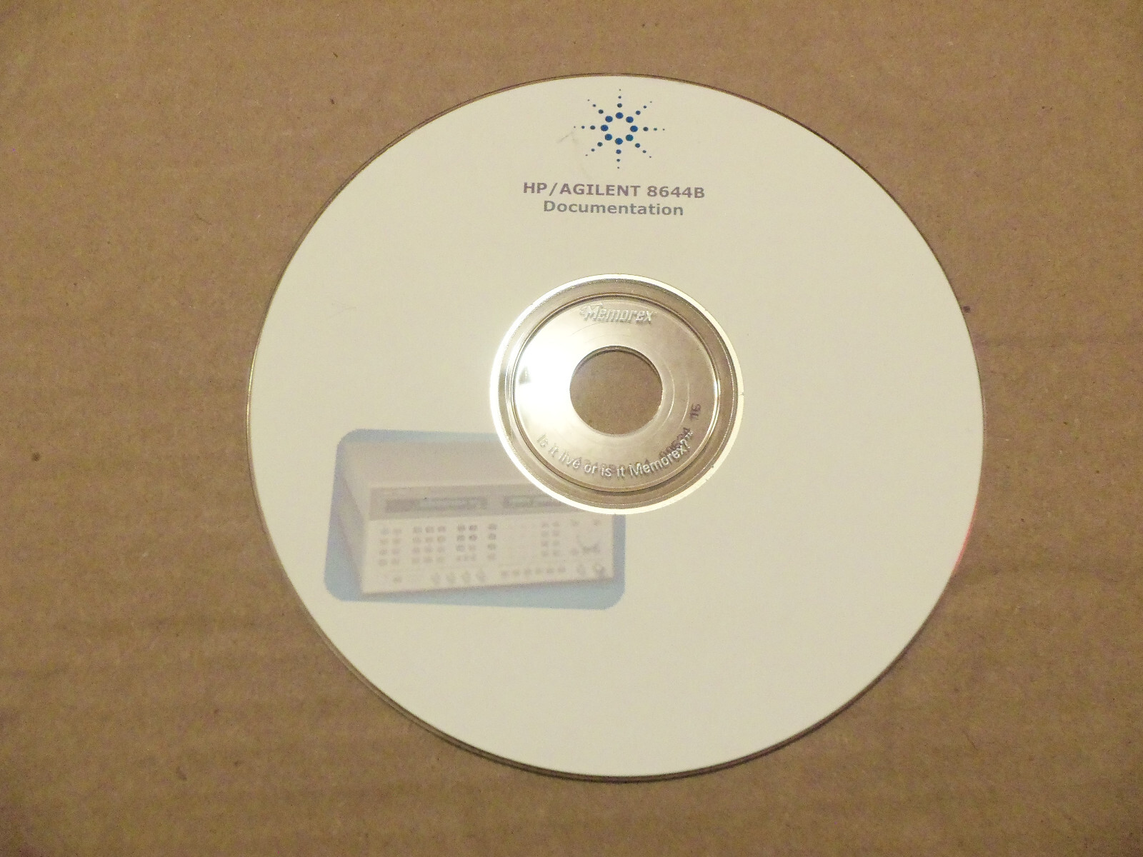 HP/Agilent 8644B RF Signal Generator Documentation on CD-ROM