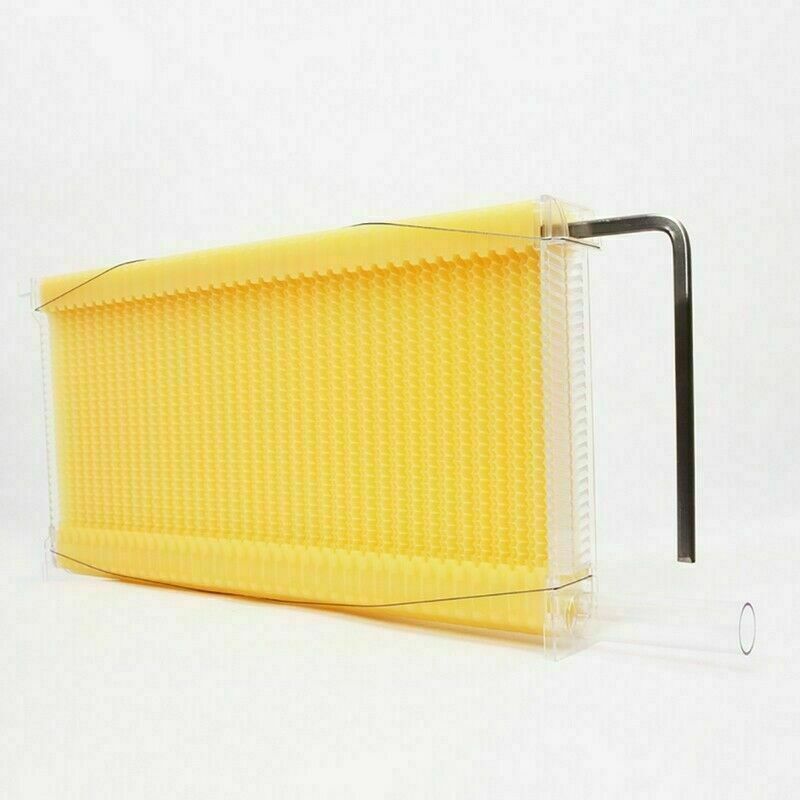 7ps Upgraded Auto Flowing Honey Beekeeping Beehive Frame Bee Comb Hive Foodgrade