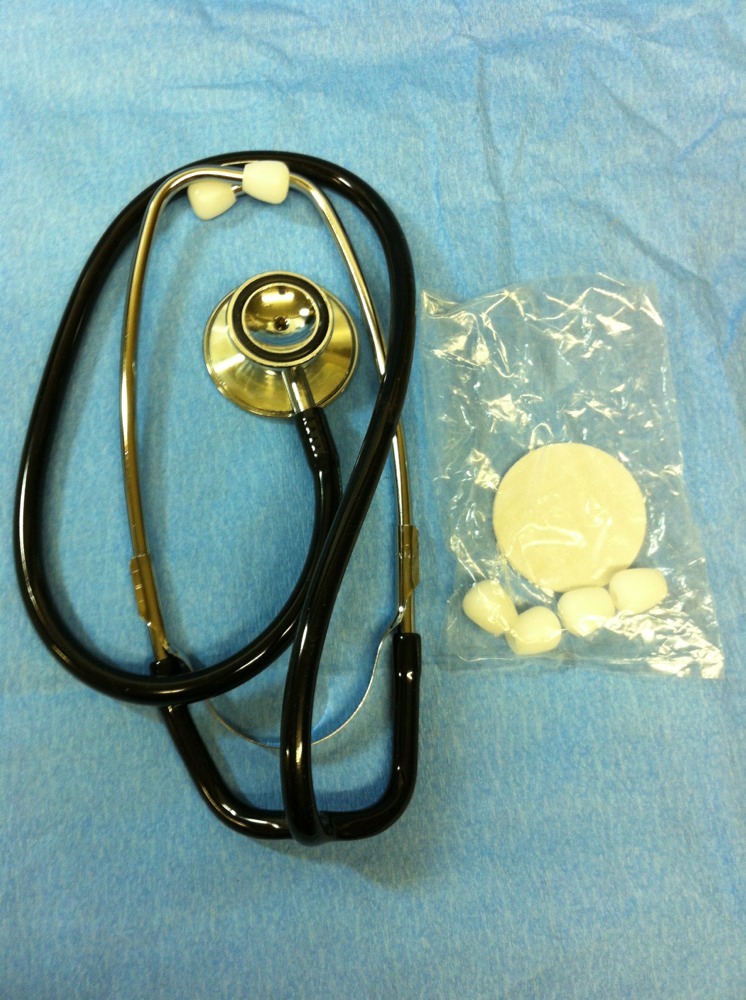 NEW GRAFCO Adult Stethoscope 8004 Black FREE SHIPPING!
