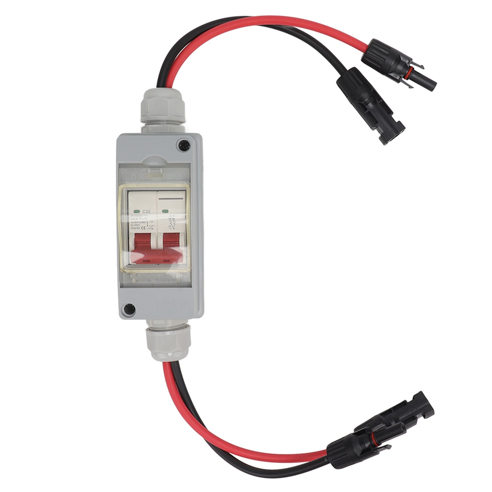 (with Cable And PV Connector)Solar Panel Disconnect Switch 500V 32A MCB DC